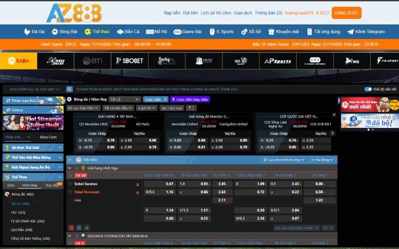 Hướng dẫn các bước tham gia cá độ bóng đá tại AZ888
