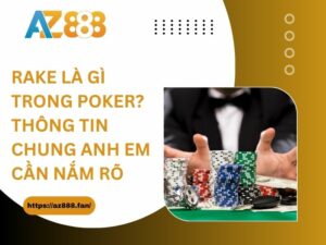 Rake là gì trong poker