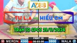 Trận 10 CPC3 25/11/2024 - Tư Long An Bị Hiếu Cà Mau Phục Thù Trận 300TR