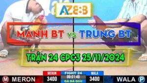 Trận 24 giải CPC3 25/11/2024 - Mạnh Bến Tre Đối Đầu Trung Bến Tre