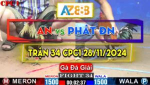 Trận 34 Giải CPC1 29/11/2024 - Anh An Đụng Độ Với Anh Phát Đồng Nai