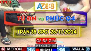 Trận 35 Giải CPC1 29/11/2024 - Anh Tú Đồng Nai Gặp Anh Phúc Quận 4