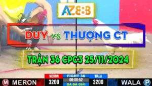 Trận 36 Giải CPC3 25/11/2024 - Anh Bình Sài Gòn Hạ Đẹp Anh Duy