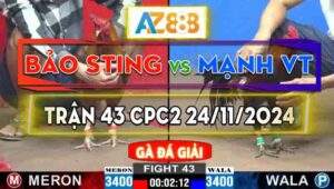 Trận 43 Giải CPC2 24/11/2024 - Bảo Sting Thất Thủ Trước Mạnh Vũng Tàu