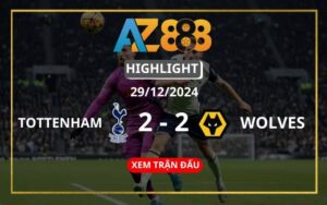 Highlight Tottenham Hotspur Vs Wolverhampton Ngày 29/12/2024