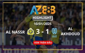 Highlight Al Nassr Vs Al Akhdoud Ngày 10/01/2025