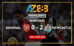 Highlight Arsenal Vs Newcastle Ngày 08/01/2025