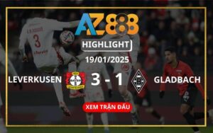 Highlight Bayer Leverkusen Vs Borussia Ngày 19/01/2025