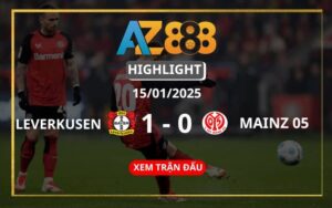 Highlight Bayer Leverkusen Vs Mainz 05 Ngày 15/01/2025