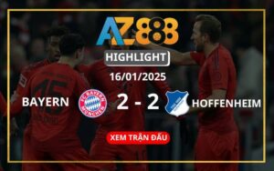 Highlight Bayern Munich Vs Hoffenheim Ngày 16/01/2025