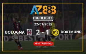 Highlight Bologna Vs Borussia Dortmund Ngày 22/01/2025