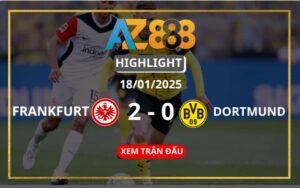 Highlight Frankfurt Vs Dortmund Ngày 18/01/2025