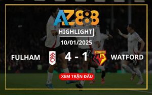 Highlight Fulham Vs Watford Ngày 10/01/2025