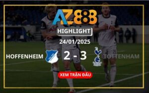 Highlight Hoffenheim Vs Tottenham Ngày 24/01/2025