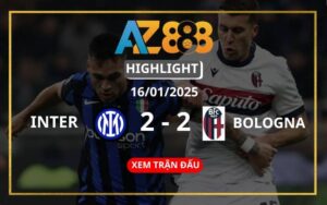 Highlight Inter Milan Vs Bologna Ngày 16/01/2025