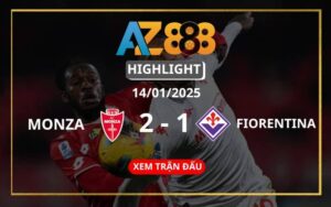 Highlight Monza Vs Fiorentina Ngày 14/01/2025