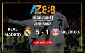 Highlight Real Madrid Vs Salzburg Ngày 23/01/2025