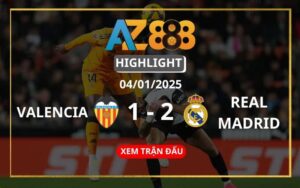 Highlight Valencia Vs Real Madrid 01/04/2025