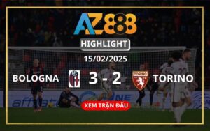 Highlight Bologna Vs Torino Ngày 15/02/2025