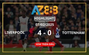 Highlight Liverpool Vs Tottenham Ngày 07/02/2025