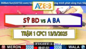 Trận 1 CPC1 13/3/2025 - Gà Anh Sỹ Bình Dương Và Anh Ba Đâm Cựa Quá Hay