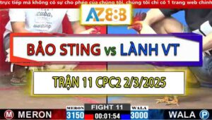 Trận 11 CPC2 2/3/2025 - Anh Bảo Sting Nài Gà Cứu Thua Quá Đẳng Cấp