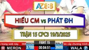 Trận 15 CPC3 19/3/2025 - Gà Bướm Anh Phát Đức Hòa Vô Ẩu Bị Đá Liệt Giò