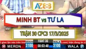 Trận 30 CPC3 17/3/2025 - Anh Minh Bến Tre Gặp Anh Tư Long An
