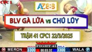 Trận 41 CPC1 22/3/2025 - Tranh Nhì Giữa BLV Gà Lửa Và Chú Lũy CPC