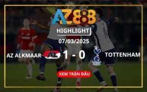 Highlight AZ Alkmaar Vs Tottenham Ngày 07/03/2025