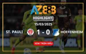 Highlight St. Pauli Vs Hoffenheim Ngày 15/03/2025