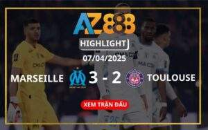 Highlight Marseille Vs Toulouse Ngày 07/04/2025