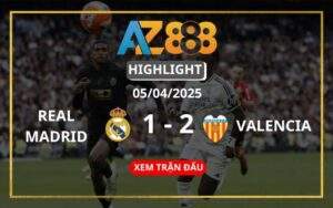 Highlight Real Madrid Vs Valencia Ngày 05/04/2025