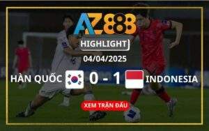 Highlight U17 Hàn Quốc Vs U17 Indonesia Ngày 04/04/2025