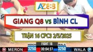 Trận 16 CPC3 2/5/2025 - Anh Giang Quận 8 Và Anh Bình Cai Lậy