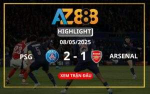 Highlight Paris Saint-Germain vs Arsenal Ngày 08/05/2025