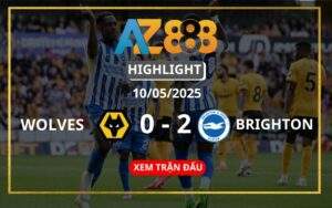 Highlight Wolverhampton Vs Brighton & Hove Ngày 10/05/2025