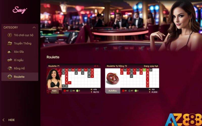Hướng dẫn chơi Roulette Online tại AZ888 Chỉ Với 4 Bước Đơn Giản