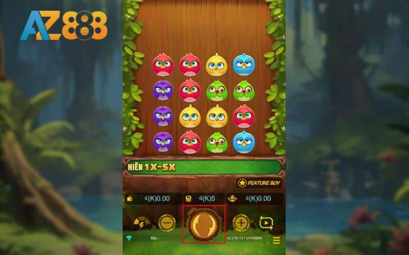 Các bước tham gia trò chơi tiệc chim chóc tại AZ888