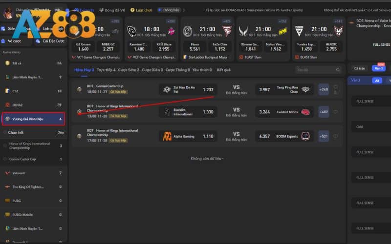 Các bước tham gia cá cược vương giả vinh hiệu tại AZ888 Các bước tham gia cá cược vương giả vinh hiệu tại AZ888